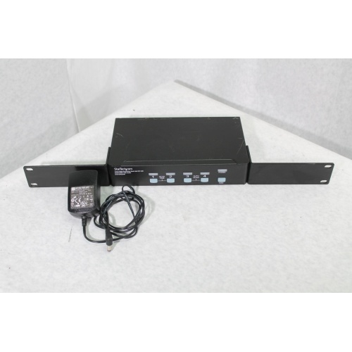 StarTech.com 4 Port High Resolution USB DVI Dual Link KVM Switch w/ Audio Top