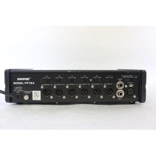 Shure FP16A Distribution Amplifier - 1x6, Balanced XLR Back