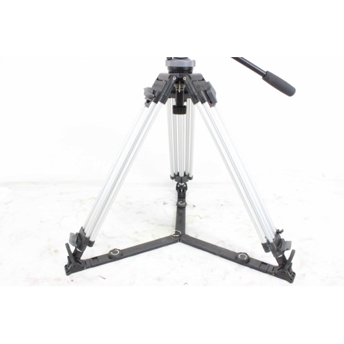 Miller DS-20 2 Stage Aluminum Tripod System w/ Miller Carrying Case (Silver) Bottom