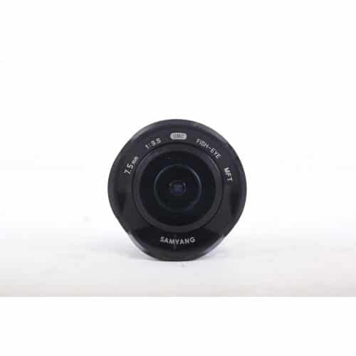 3.5 UMC Fisheye MFT Lens - Black - FRONT
