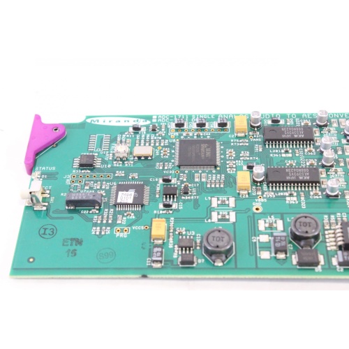 Miranda ADC-1721 Dual Analog Audio to AES Converter w Backplane board1